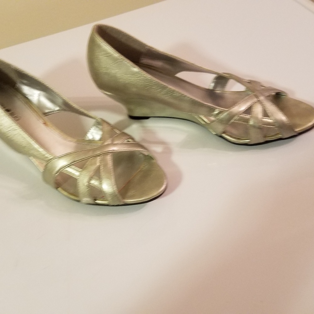 Sandle wedged flats